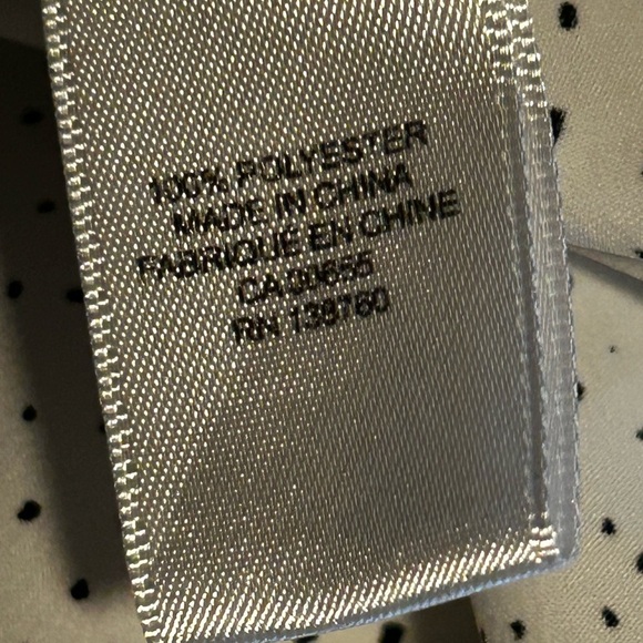 RW&CO. Cream Spaghetti Strap Top with Black Dots - Picture 3 of 10